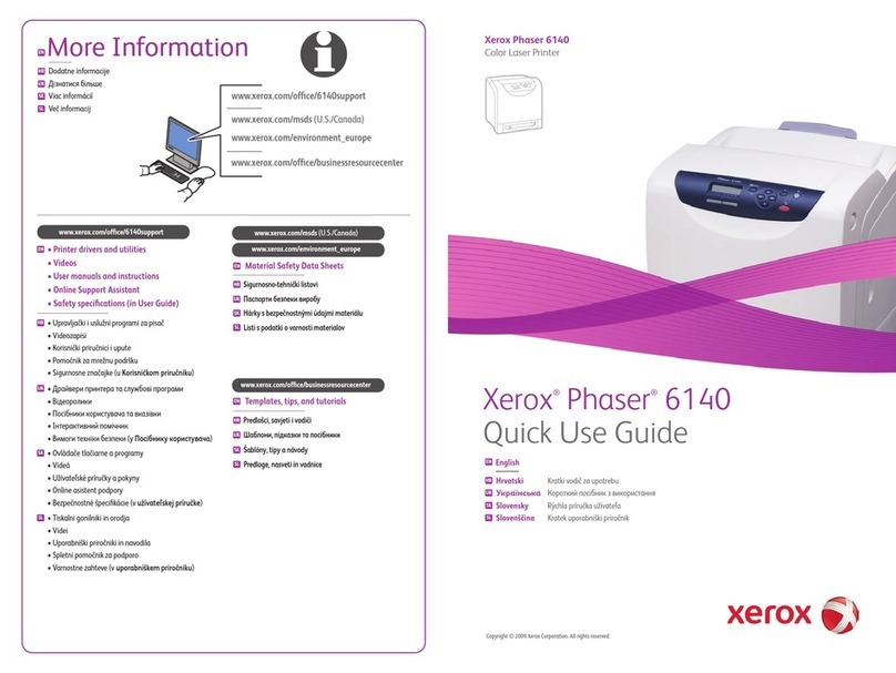 Xerox PHASER 6140 Operating manual