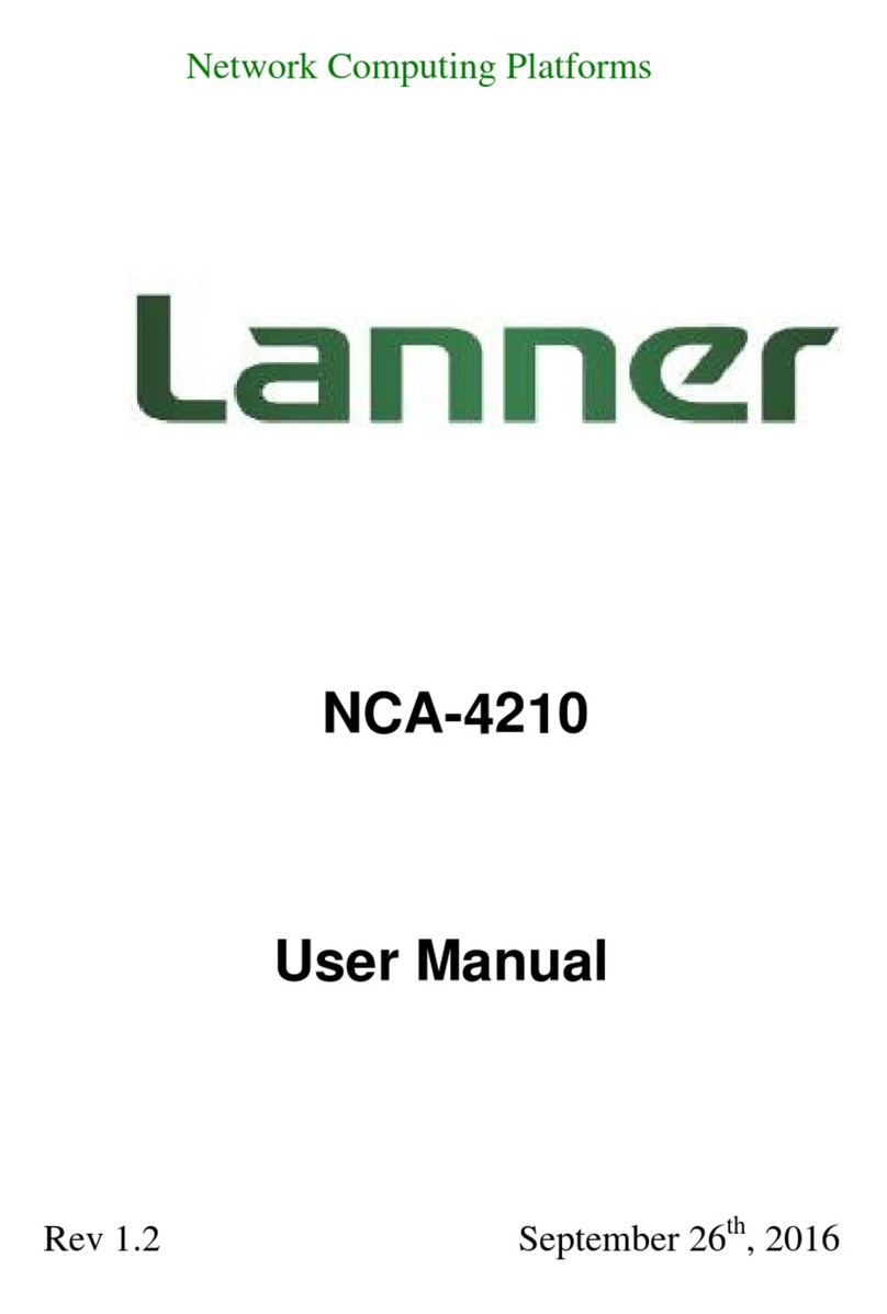 Lanner NCA-4210 User manual