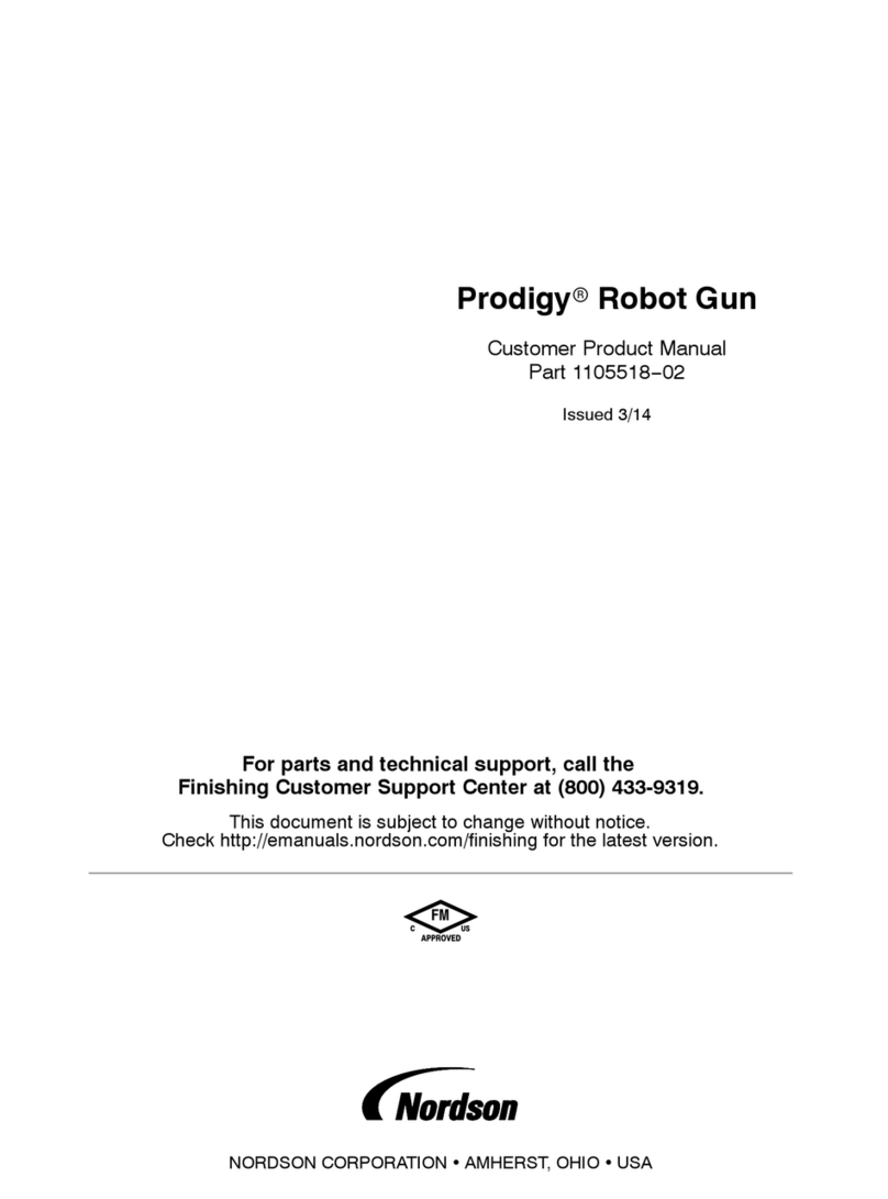 Nordson Prodigy Robot Gun Reference guide