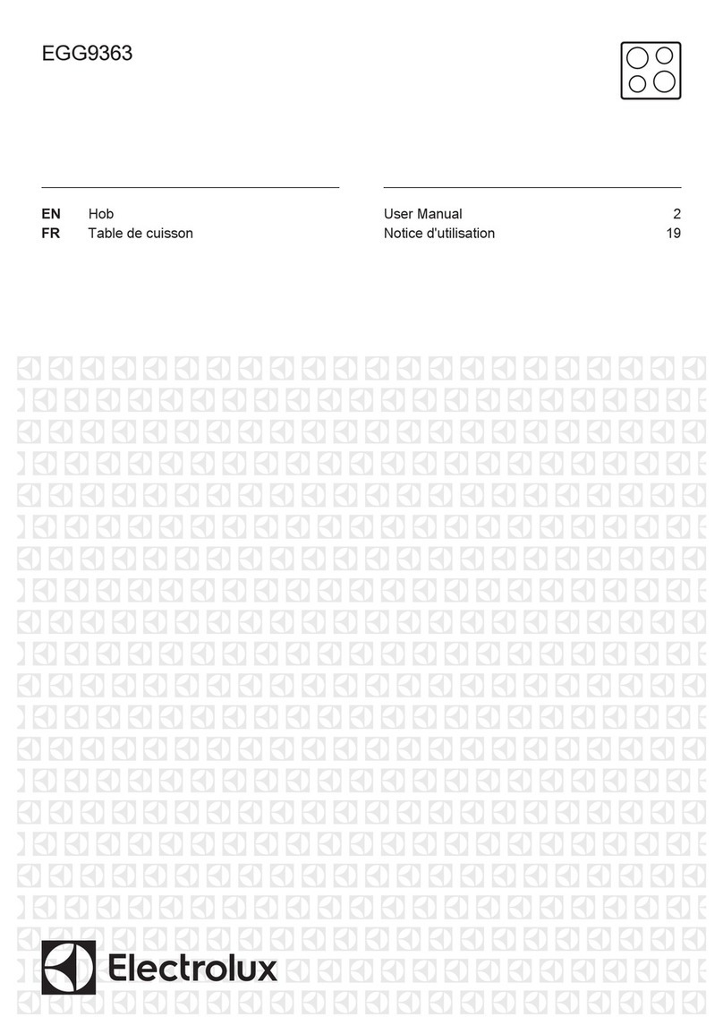 Electrolux EGG 9363 user manual