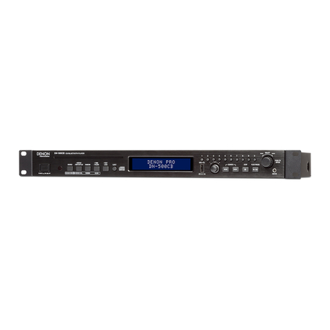 Denon DN-500CB user guide