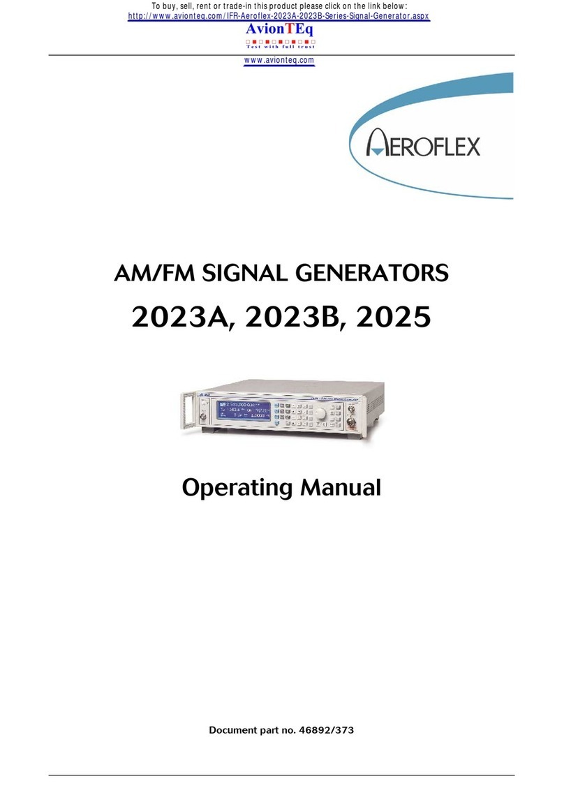 Aeroflex 2023A operating manual