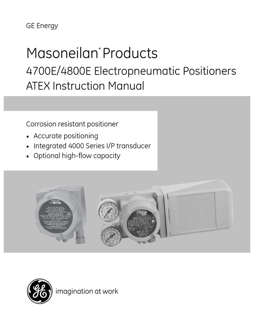 GE Masoneilan 4700E User manual