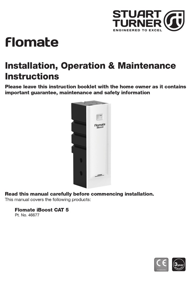 Stuart Turner Flomate iBoost CAT 5 Installation, operation & maintanance instructions