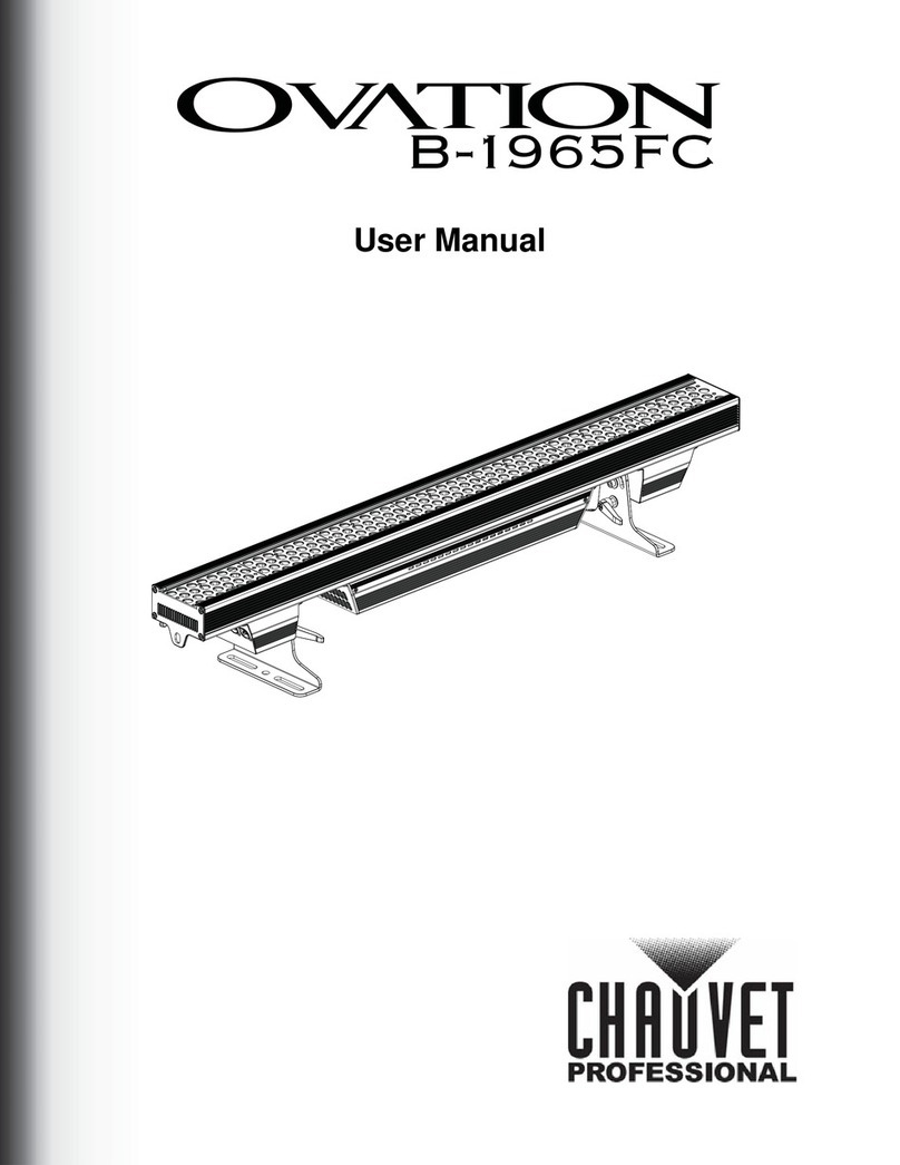 Chauvet ovation B-1965FC user manual