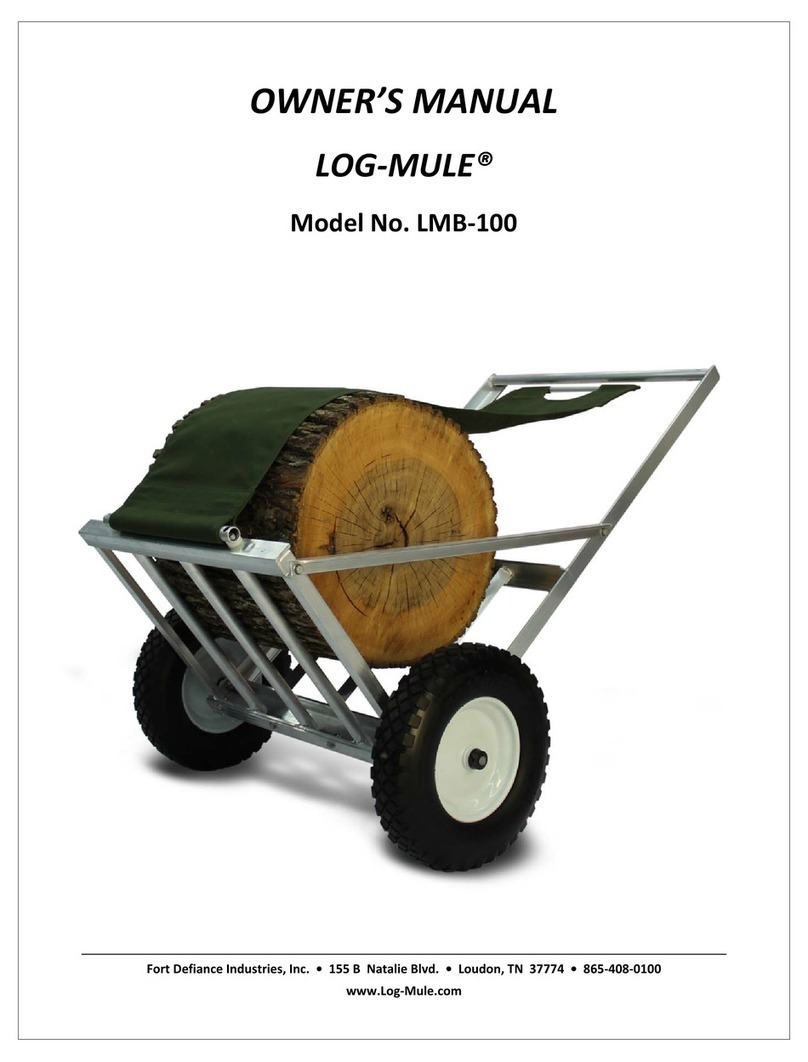 Fort Defiance LOG-MULE LMB-100 owner's manual