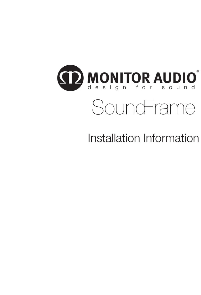 Monitor Audio SOUNDFRAME Service manual