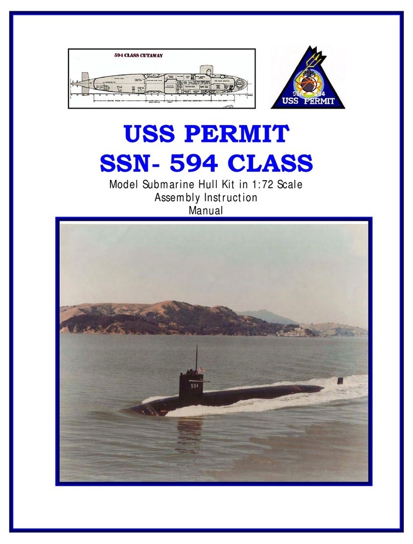 MODELSVIT USS PERMIT SSN- 594 CLASS Assembly & instruction manual MODELSVIT USS PERMIT SSN- 594 CLASS Assembly & instruction manual