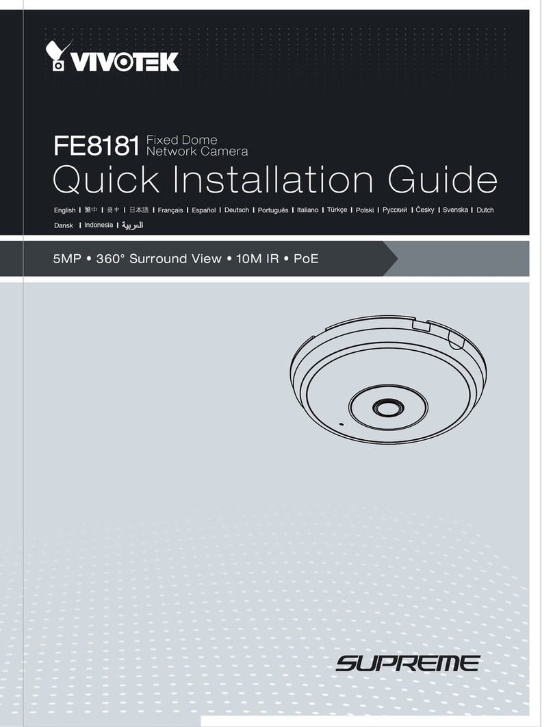 Vivotek FE8181 User manual Vivotek FE8181 User manual