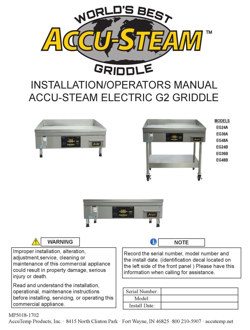 Accu-Steam EG24A Installation & operator's manual