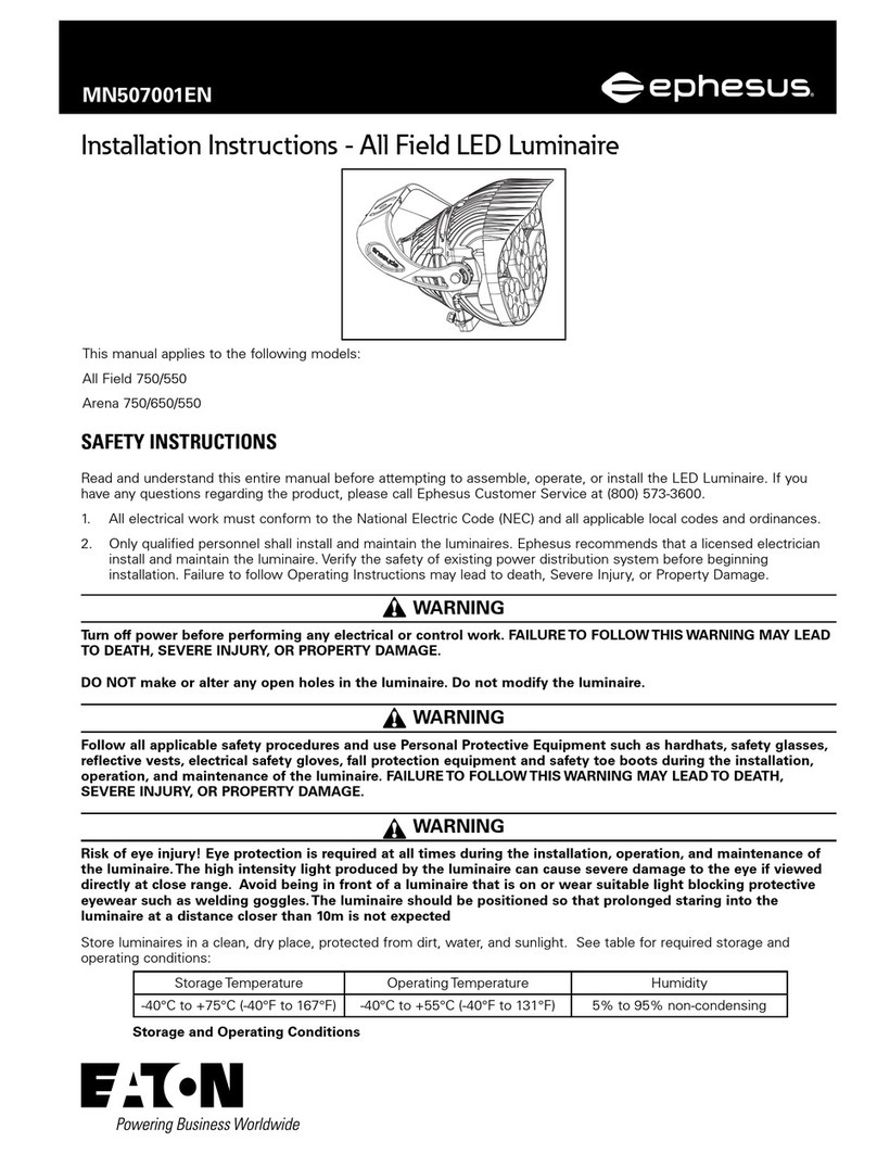 EPHESUS All Field 750 installation instructions
