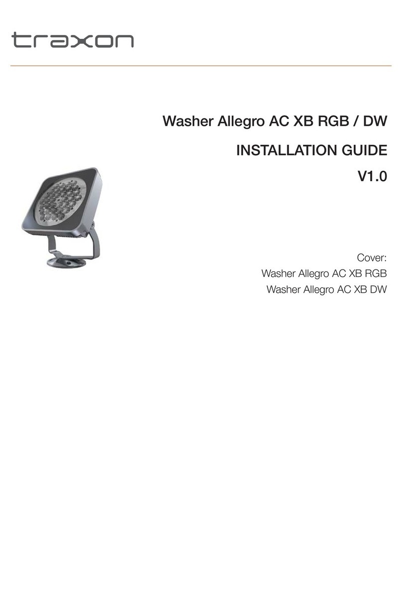Traxon Washer Allegro AC XB DW installation guide