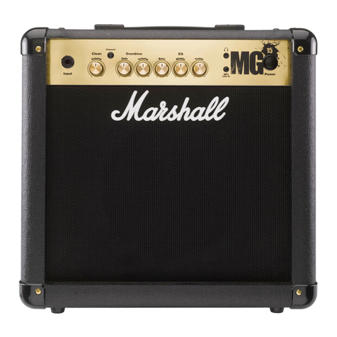 Marshall Amplification MG15: MG15R User manual