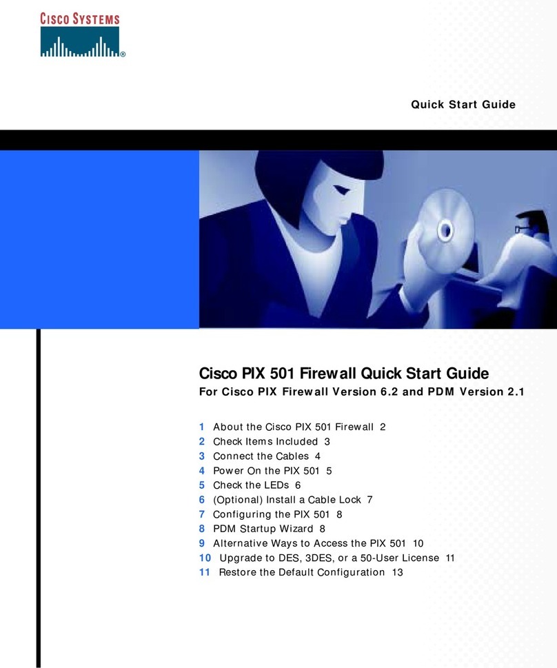 Cisco PIX 501 User manual Cisco PIX 501 User manual