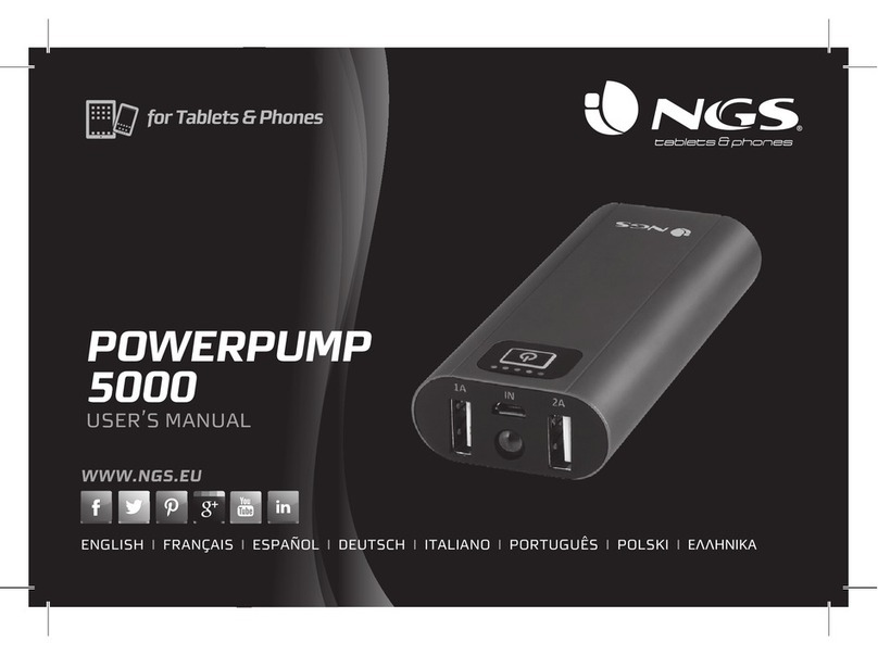 NGS powerpump 5000 User manual