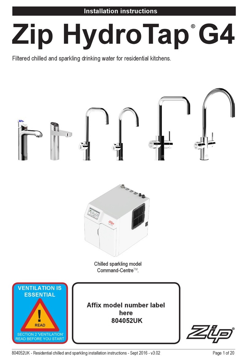 Zip Command-Centre installation instructions
