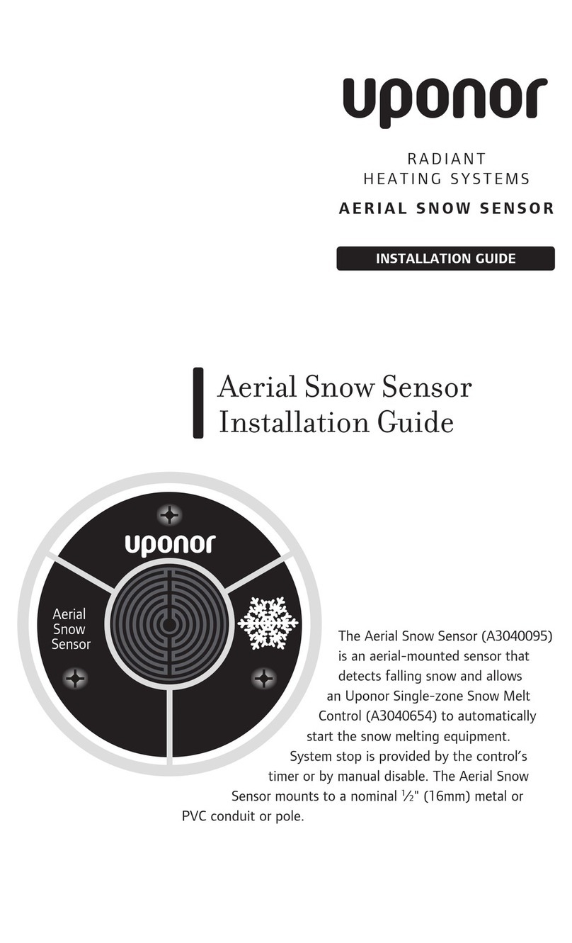 Uponor A3040095 User manual