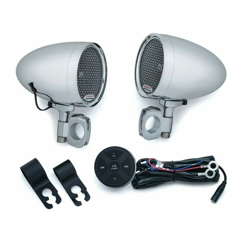 Kuryakyn RoadThunder Speaker Pods installation instructions Kuryakyn RoadThunder Speaker Pods installation instructions