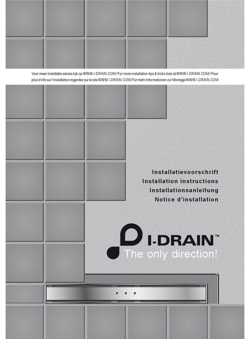 I-Drain Chape installation instructions