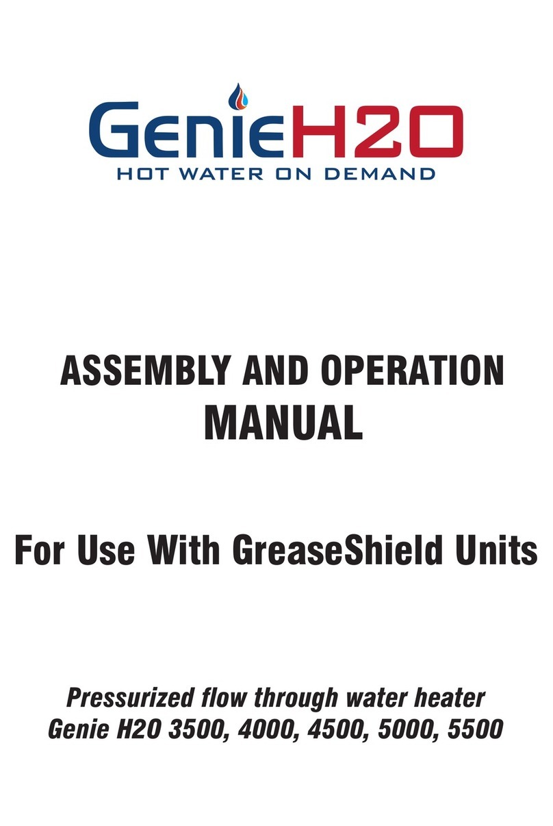Genie H2O 3500 Assembly and operation manual