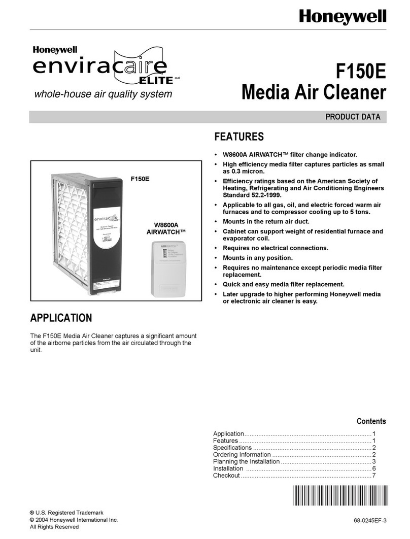 Honeywell F150E Operation manual
