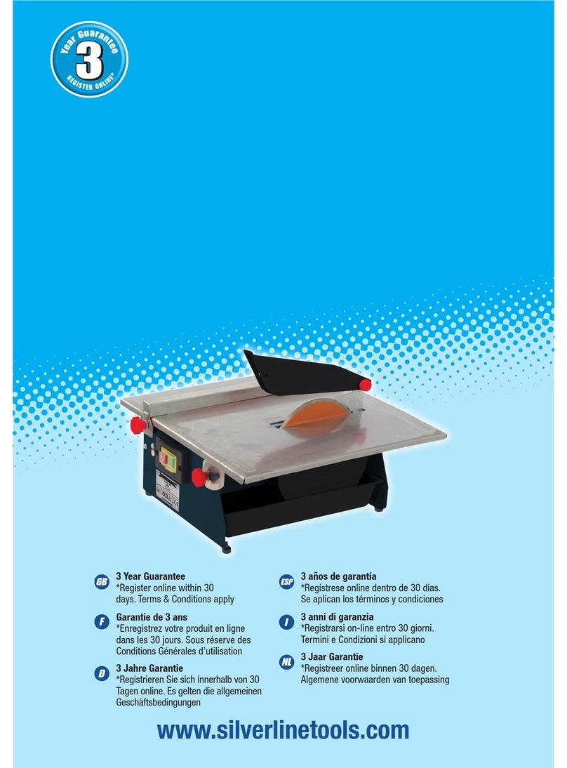 Silverline 631018 User manual