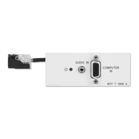 Extron electronics MTP T 15HD A D User manual