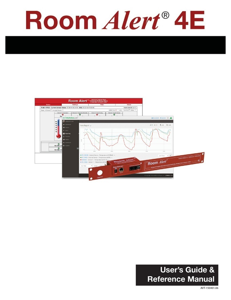 Avtech Room Alert 4E User manual