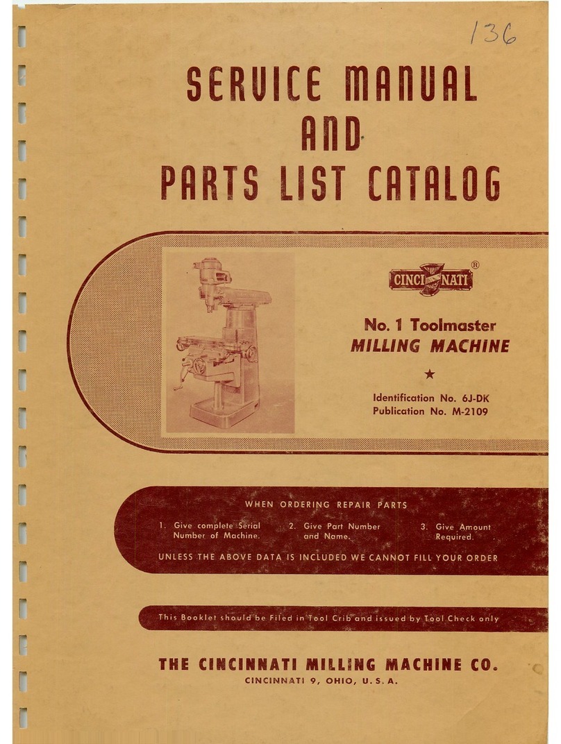 Cincinnati 1a lo Service manual