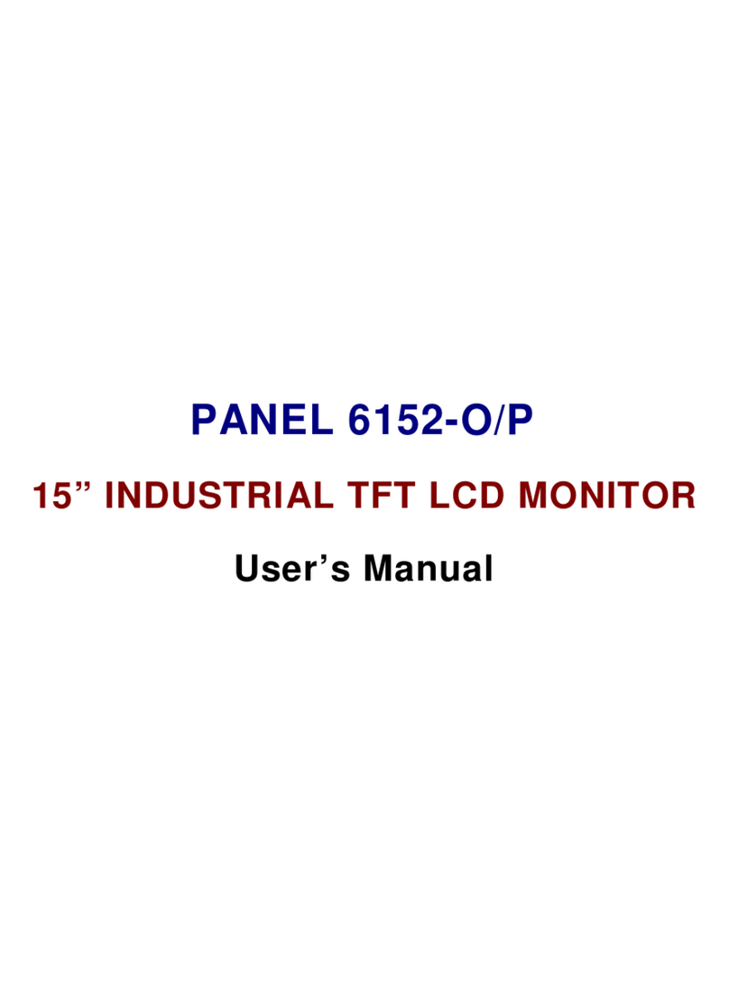 AXIOMTEK PANEL 6152-O/P User manual AXIOMTEK PANEL 6152-O/P User manual