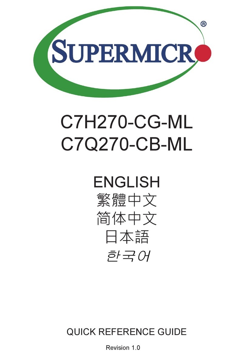 Supermicro C7H270-CG-ML Quick reference guide