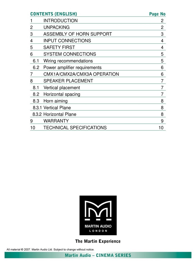 Martin Audio Screen Channel manual