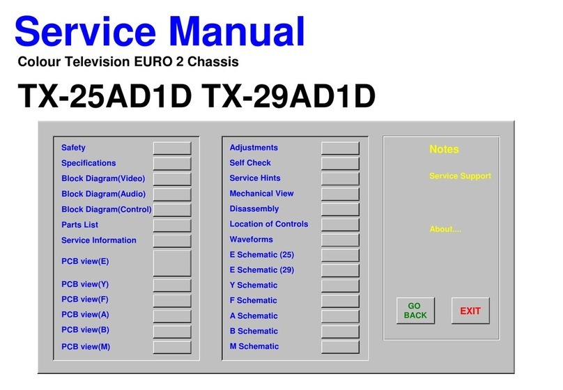 Panasonic TX-25AD1D User manual Panasonic TX-25AD1D User manual
