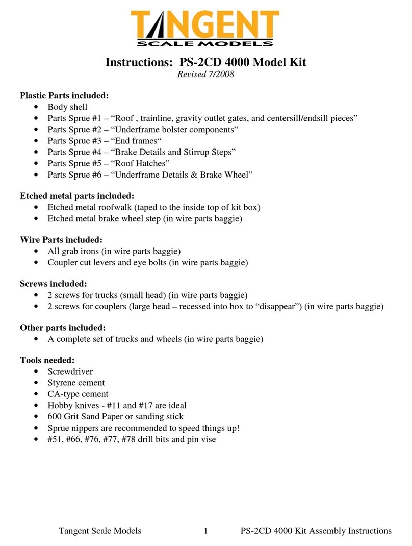Tangent Scale Models PS-2CD 4000 instructions