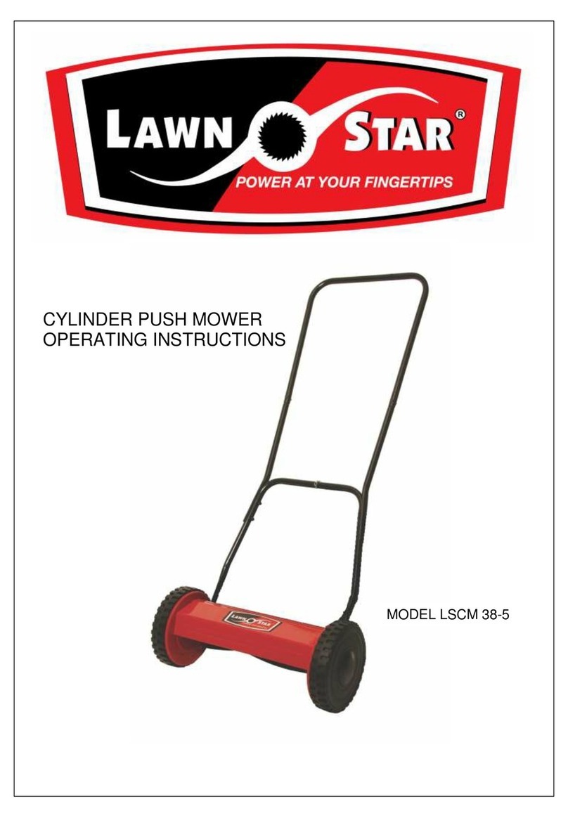 LAWN STAR LSCM 38-5 operating instructions