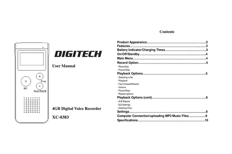 digi-tech XC-0383 user manual