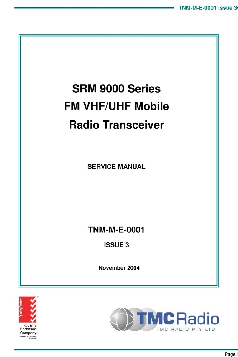 TMC Radio SRM9010 User manual