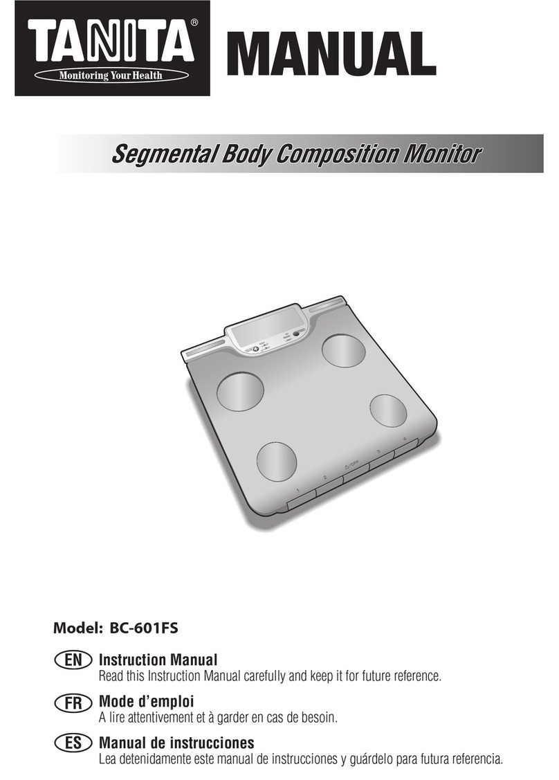 Tanita BC-601FS instruction manual