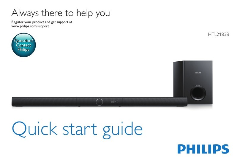 Philips HTL2183B User manual
