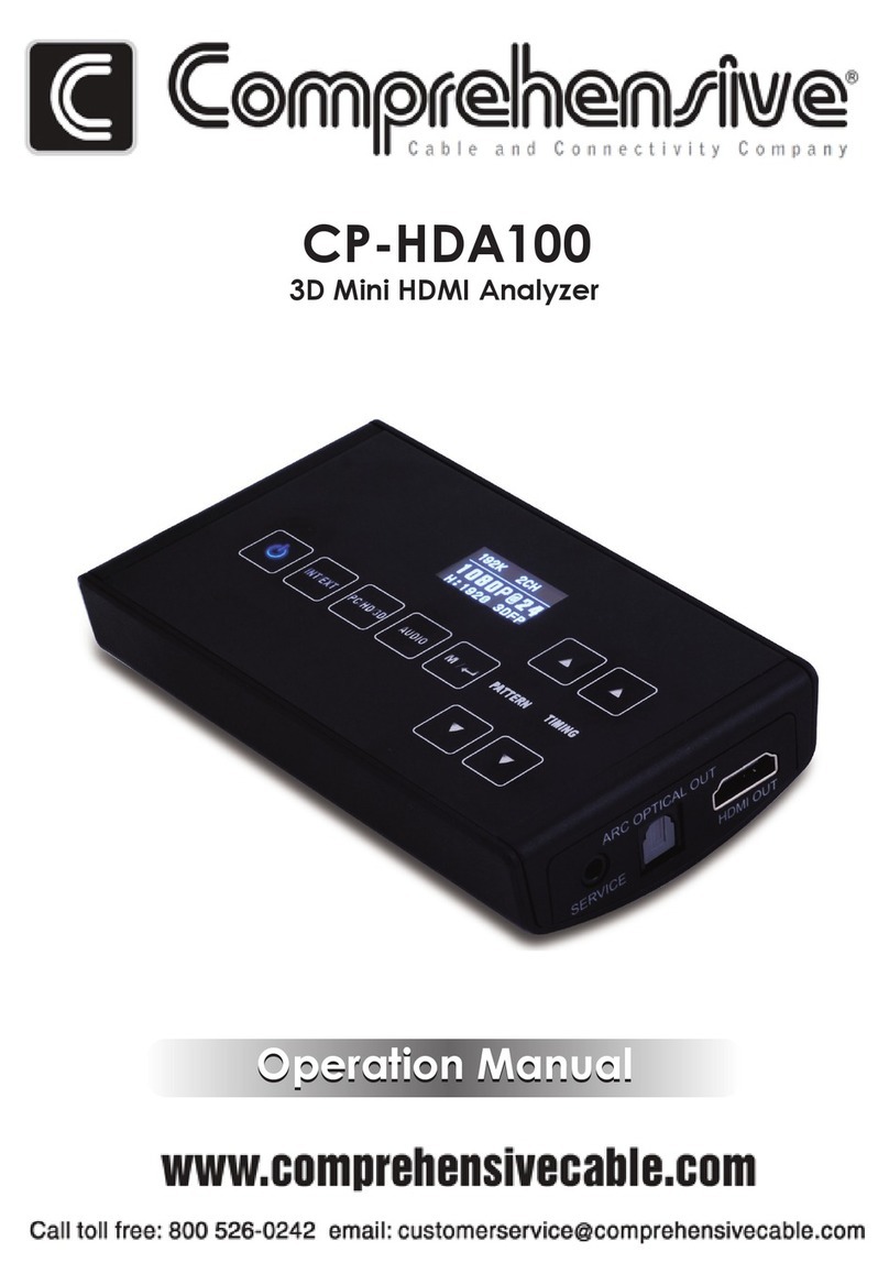 Comprehensive CP-HDA100 Operation manual