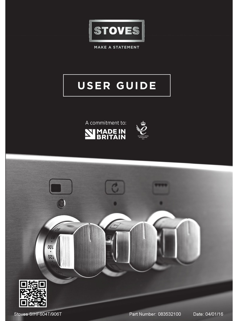 STOVES SIHF604T User manual
