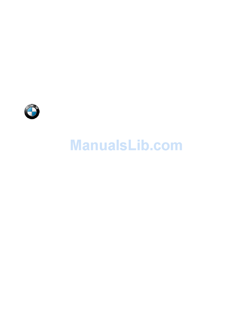BMW D7 owner's manual