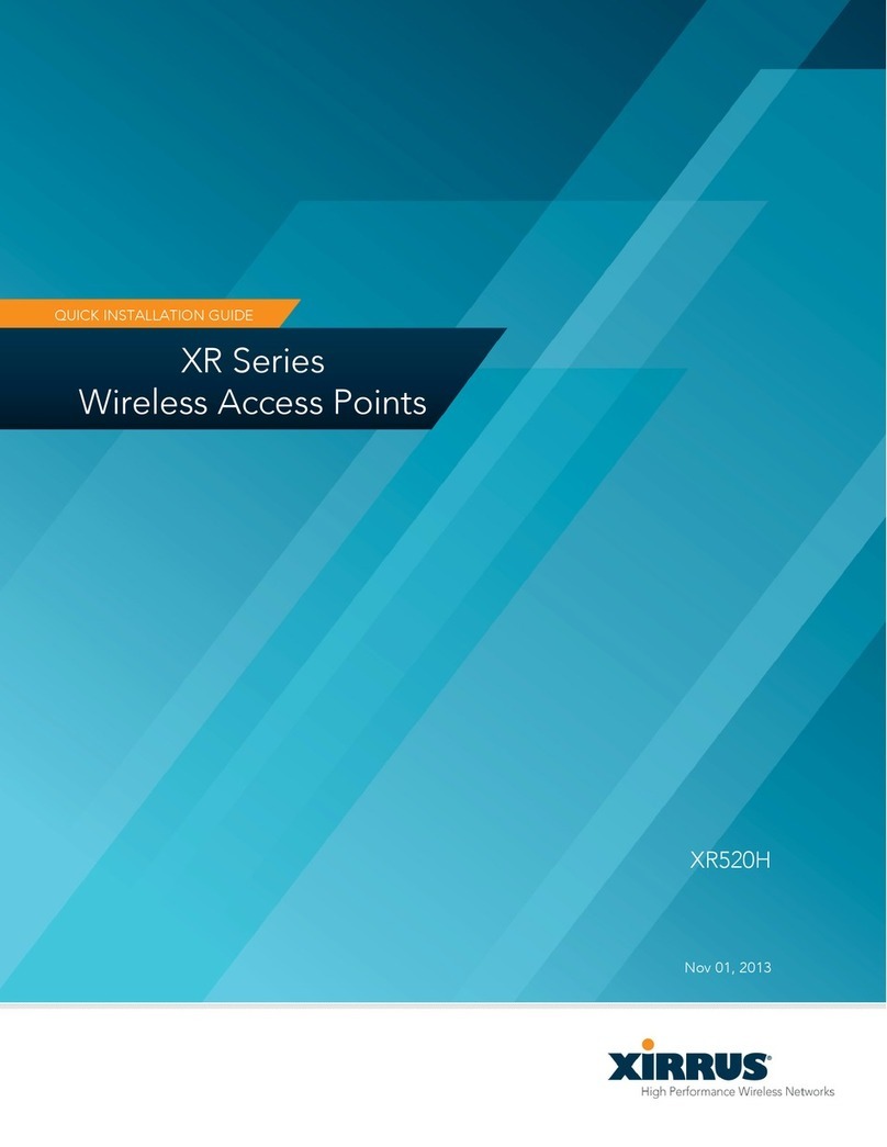 Xirrus XR-520H Quick installation guide