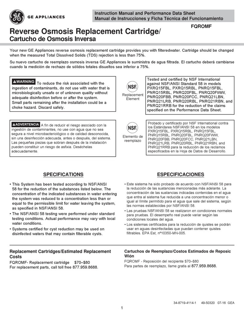 GE Profile FQROMF Instruction Manual