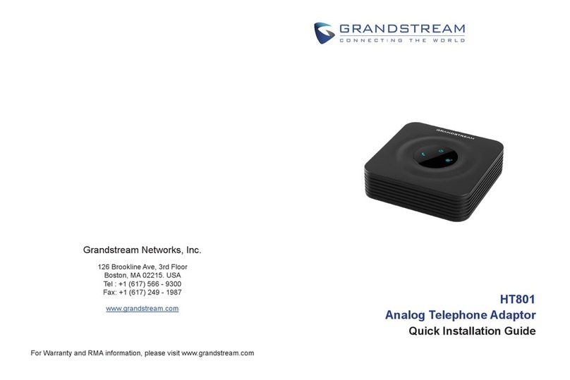 Grandstream Networks HT801 User manual