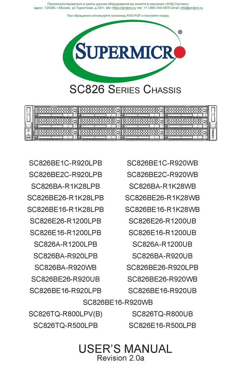 Supermicro SC826BE1C-R920LPB User manual