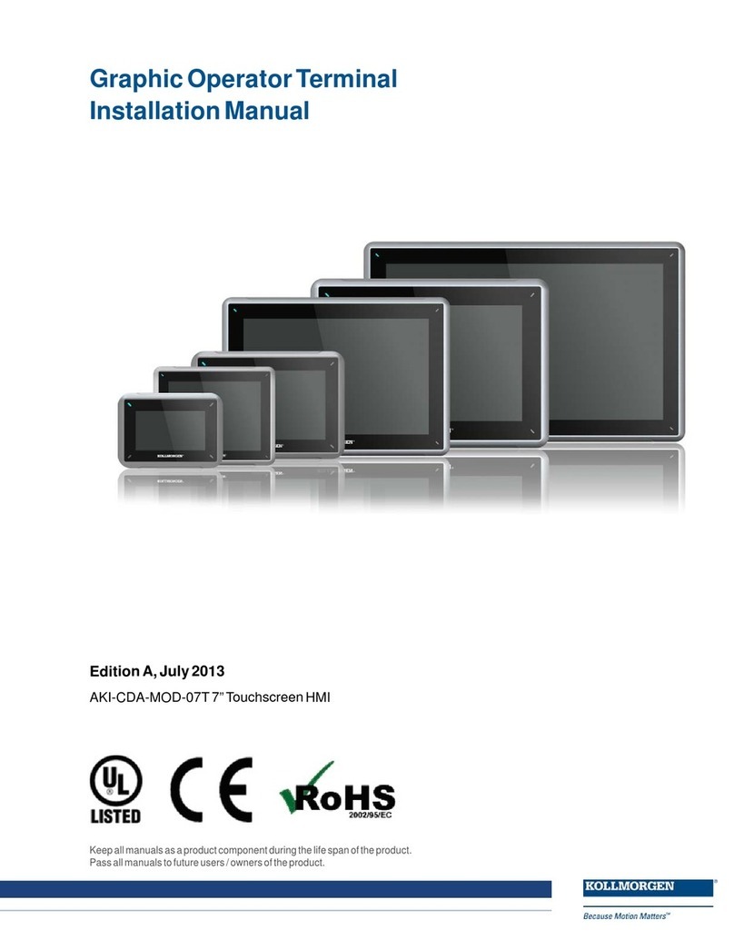 Kollmorgen AKI-CDA-MOD-07T installation manual