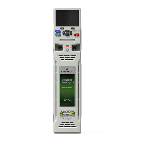 Emerson Unidrive M700 User manual