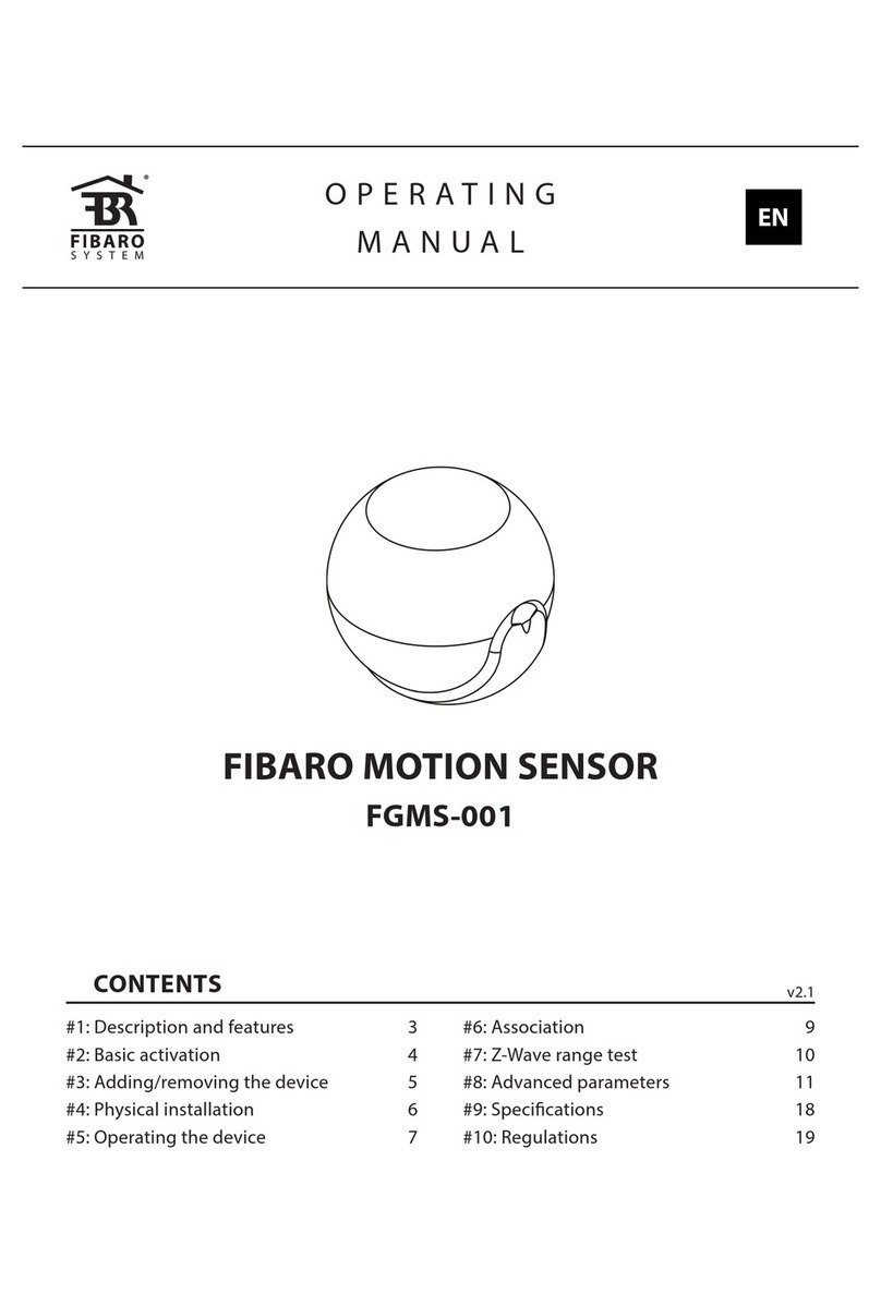 FIBARO FGMS-001 operating manual