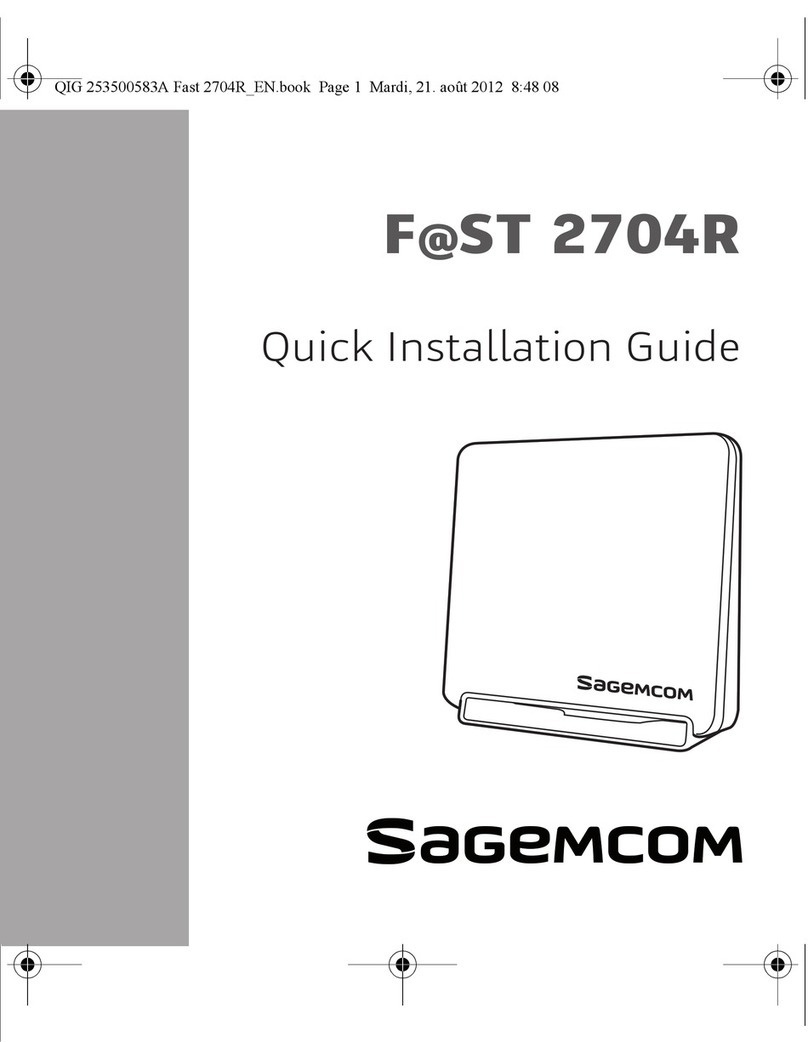 SAGEMCOM FAST 2704R User manual SAGEMCOM FAST 2704R User manual